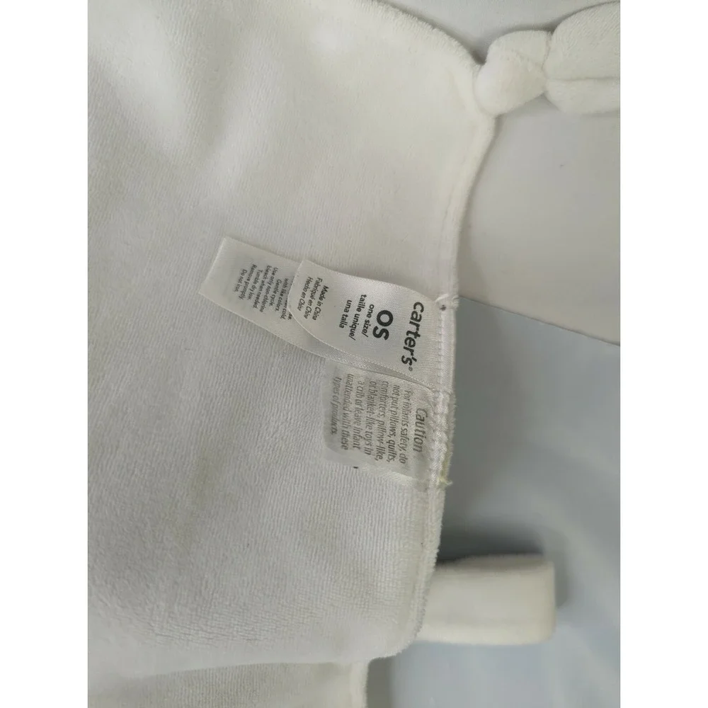 Carters Bear Plush Lovey Security Blanket Knotted Stuffed Animal Toy‎